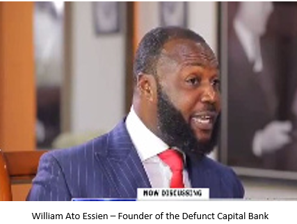 DEFUNCT CAPITAL BANK’S ATO ESSIEN WILLING TO REFUND GH¢27.5M TO THE STATE – LAWYERS